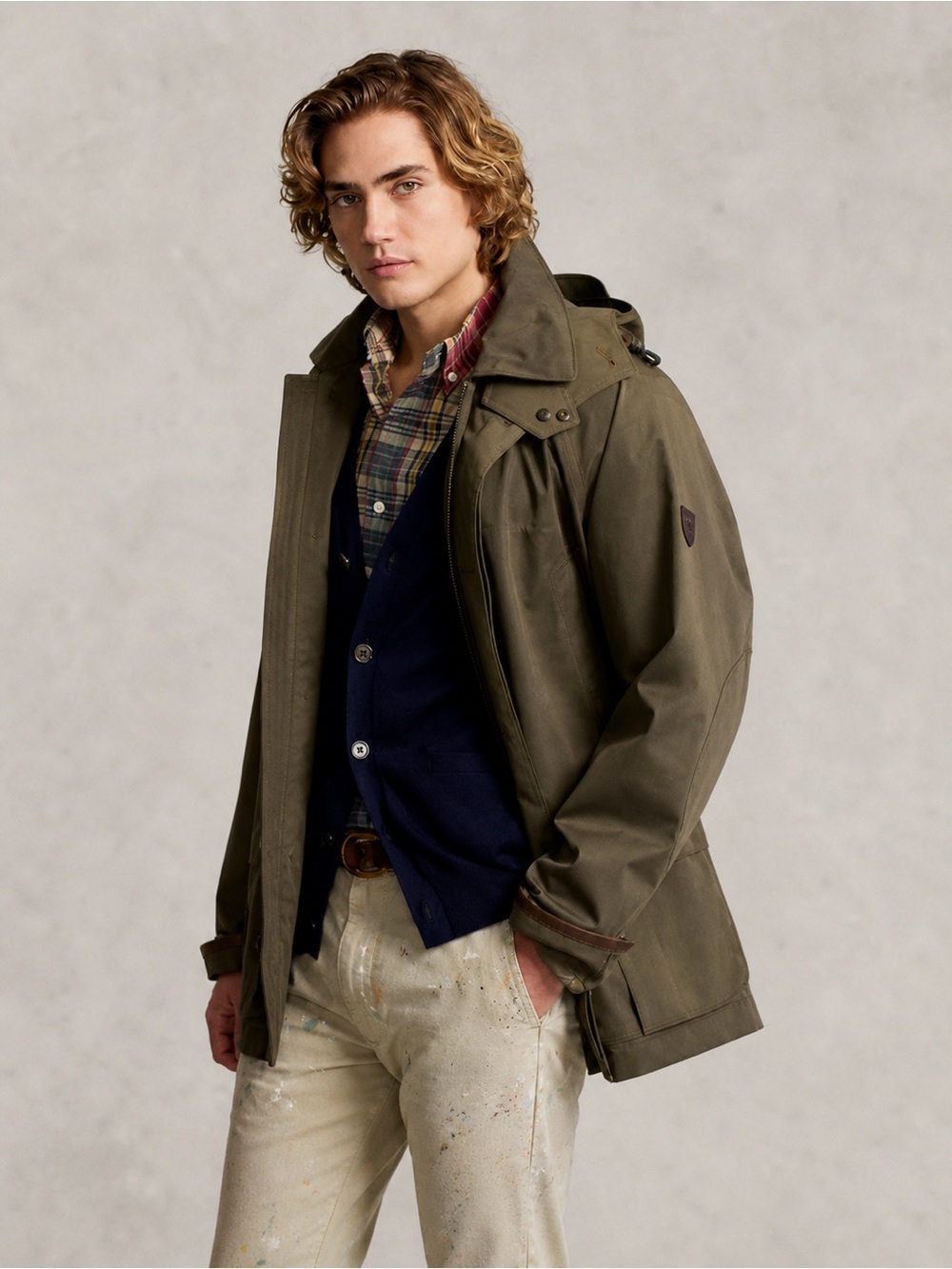 Polo Ralph Lauren Men's hooded car coat